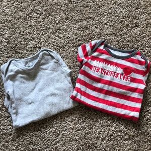 Long sleeve boys onesies